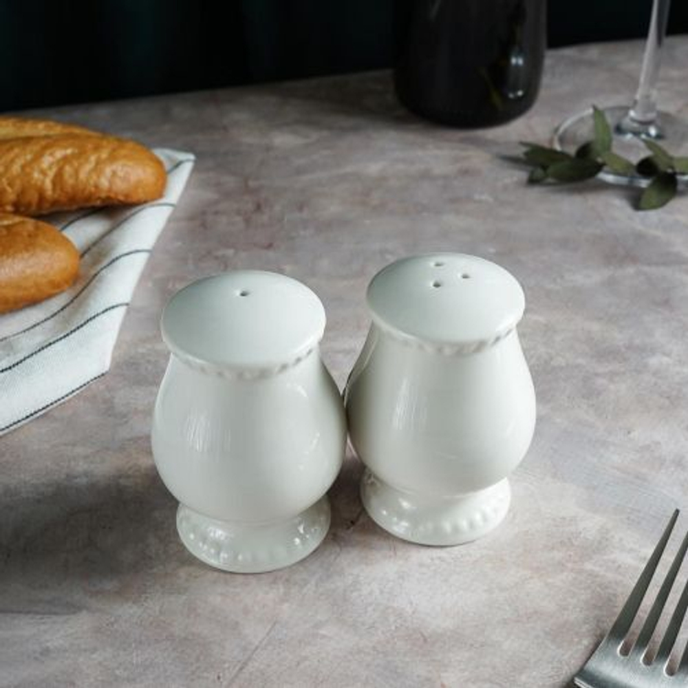 Набор соль+перец,фарфор "NOBLE" серия "LUXE"