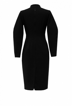 Платье футляр чёрное 18-03-20FW