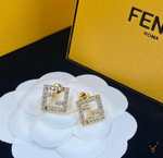 Серьги Fendi