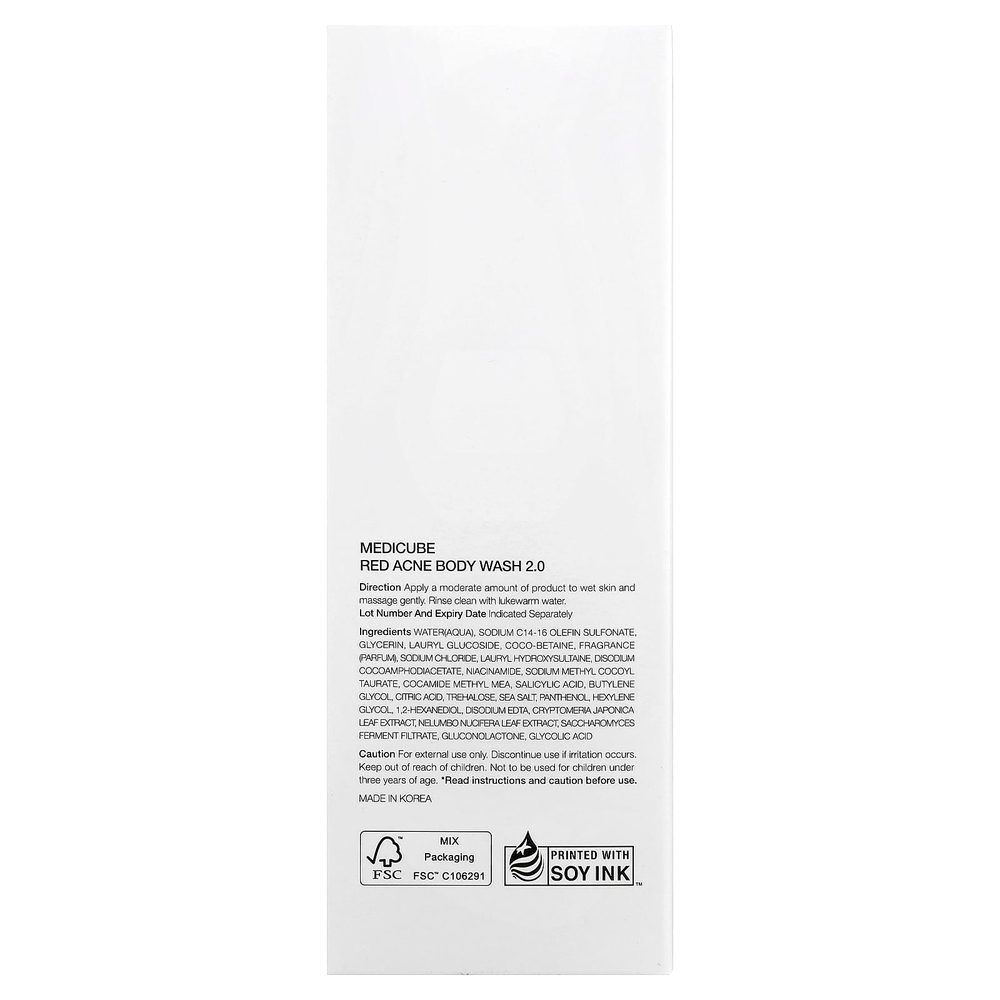 Medicube, гель для душа с красными акне, 400 г (14,1 унции)