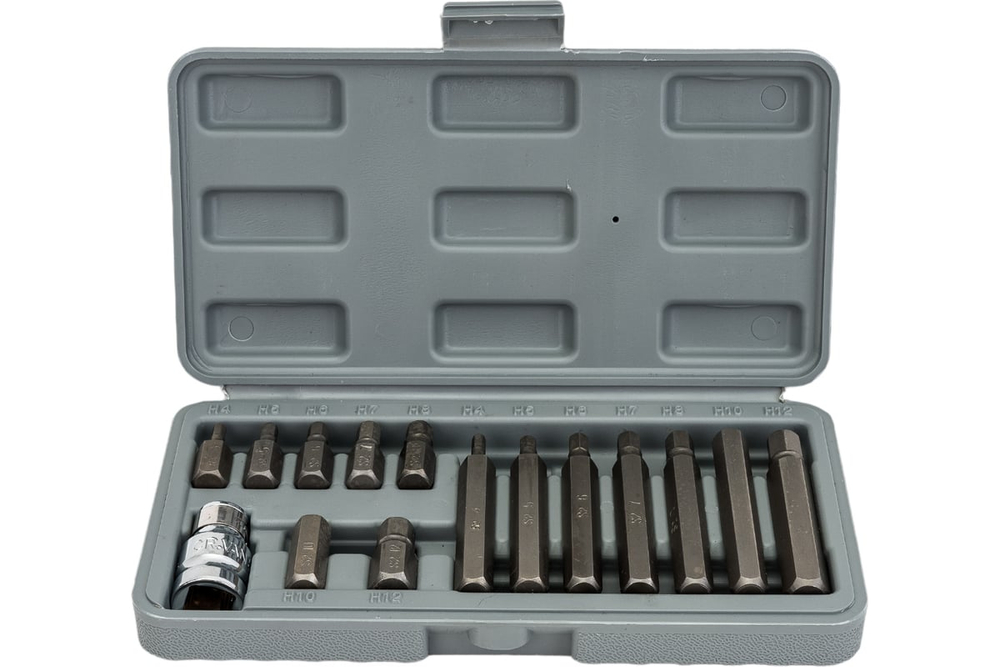 Набор бит для шуруповерта с держателем в кейсе AIRLINE AT-B-37