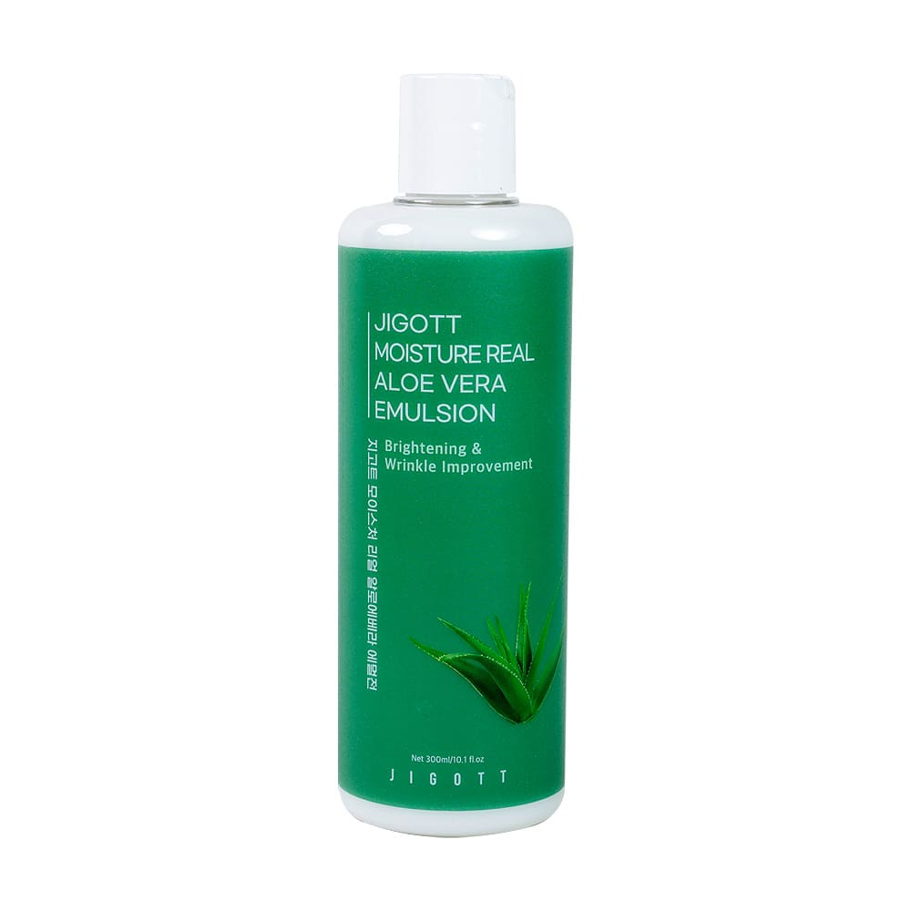 JIGOTT Эмульсия для лица АЛОЕ Moisture Real Aloe Vera Emulsion, 300 мл