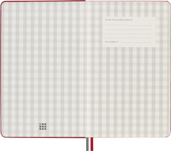 Блокнот для рецептов Moleskine Passion Recipe (PASRECP) 13х21cм в подарочной коробке, красный