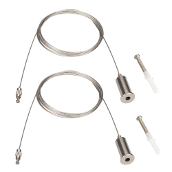 Подвес ARL-2x2m Set SILVER (Pad 3x2mm) (Arlight, Металл) 040646