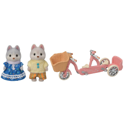 Sylvanian Families - Хаски на велосипеде Набор с фигурками 5637