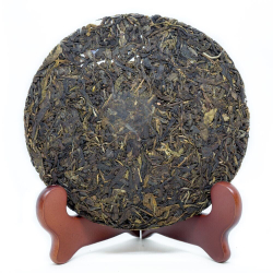 59245 Чай прессованный зеленый Пуэр Шэн "Юньфусян, Чэнь Сян", блин 357гр