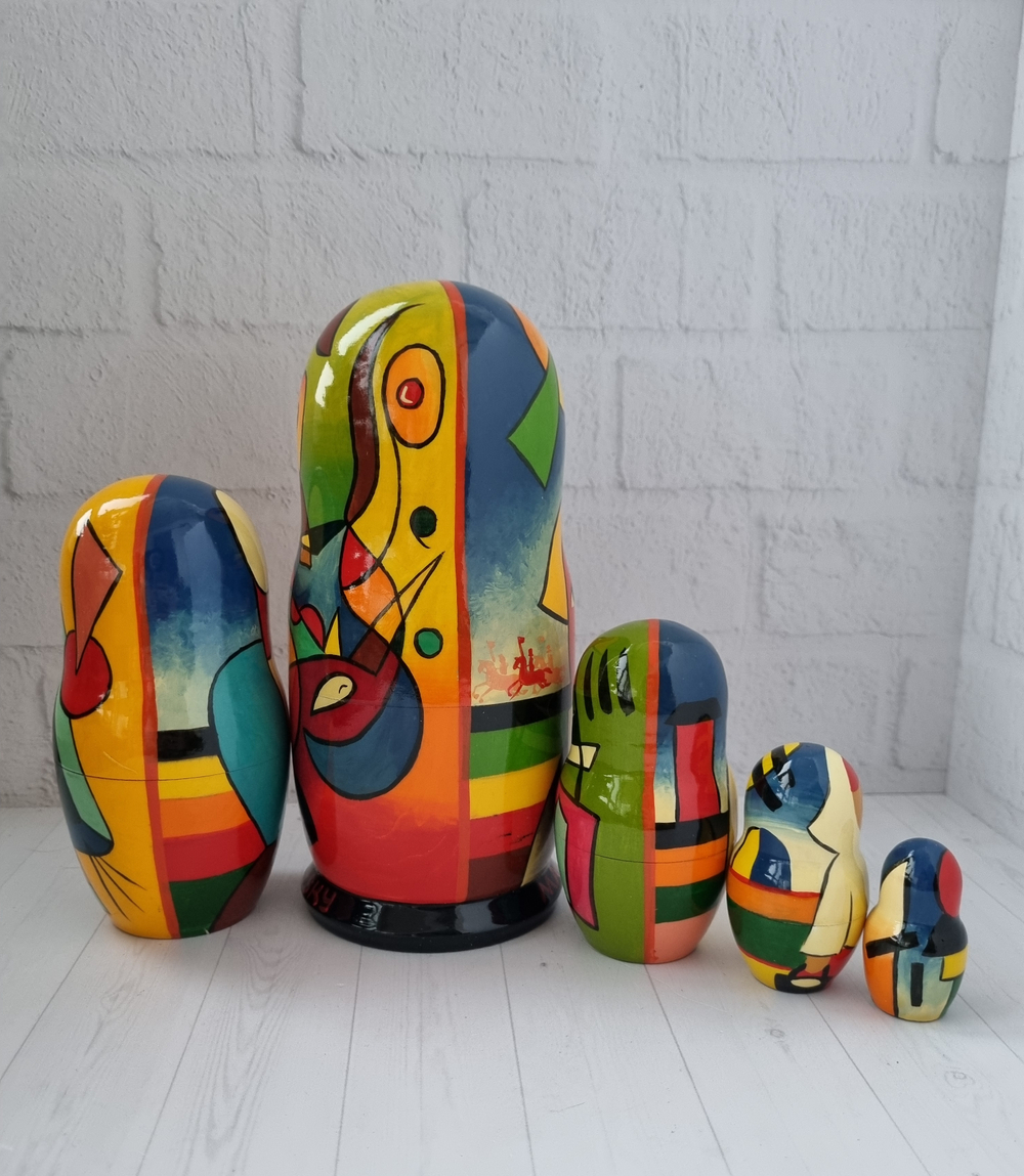 Матрёшка 5м 18см Малевич-Кандинский