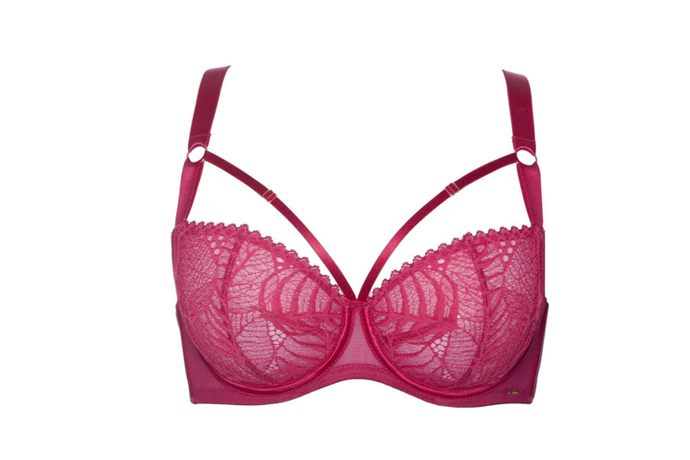 Ярко-розовый бюстгальтер Beverly с мягкой чашкой на косточке (Размер: 85F) (Цвет: ярко-розовый)