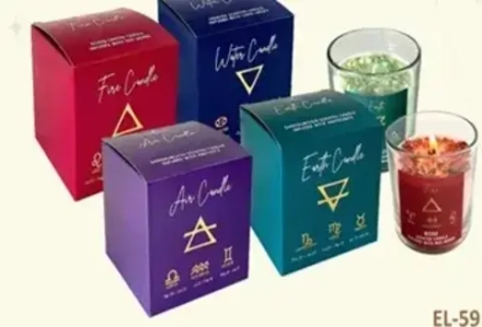 "ELEMENT" Свеча 8х7см