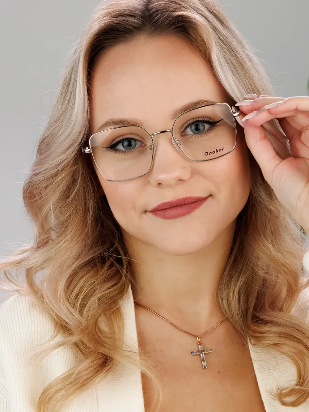 Оправа для очков женская брендовая металл