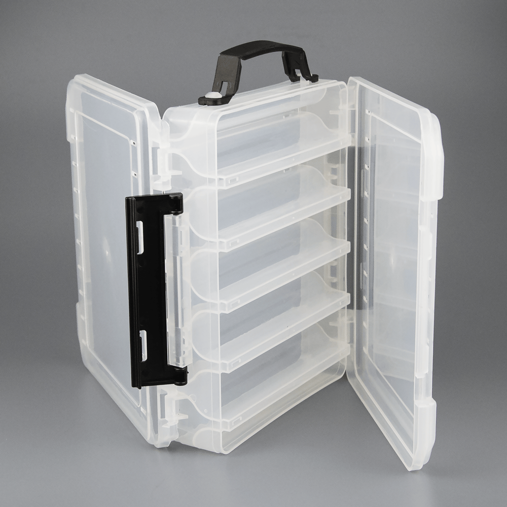 Коробка для воблеров двусторонняя 5+5 отделений (200х170х45мм)