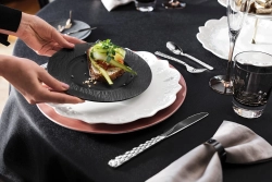 Villeroy & Boch Производство комплекта тарелок Rock для 2 человек. 10-4239-2630 + 10-4239-2536 + 10-4239-2640