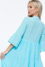 Платье Любим яркое, блю DStrend (Акция)