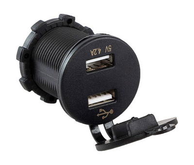 Разъем USB 5В 4.2А и вольтметр 5-30В