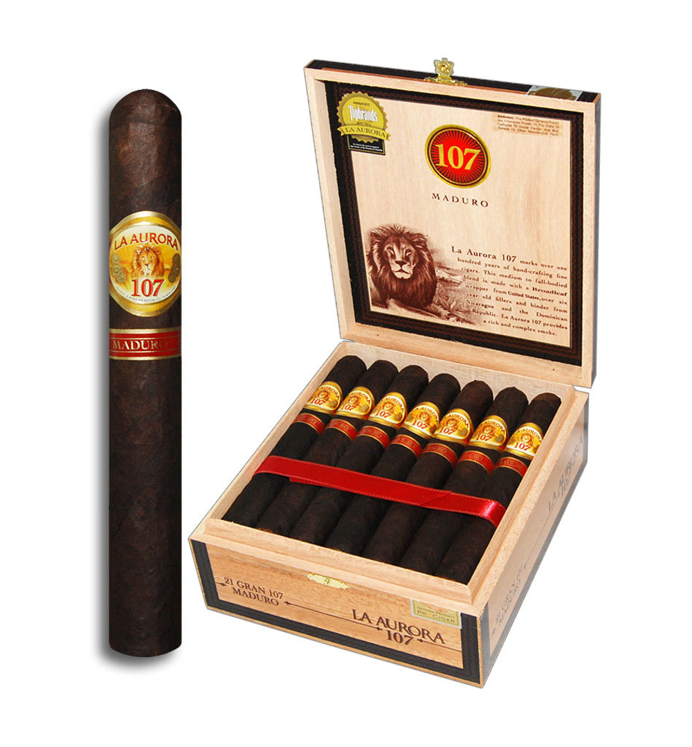 La Aurora 107 Maduro Gran