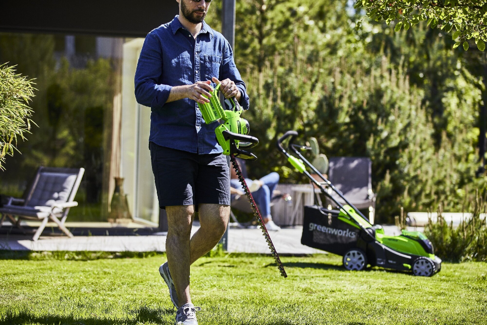 Кусторез аккум. GREENWORKS G40HT61 40V,61см,2800резов/мин,без акб/зу (2200907)