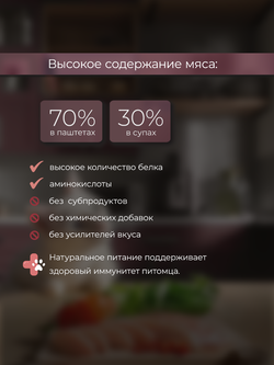 НАБОР Консервы DELISH Super Premium для кошек, индейка/овощи/клюква - 10 шт х 80 гр