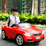 Детский электромобиль "BMW" 6V,красный