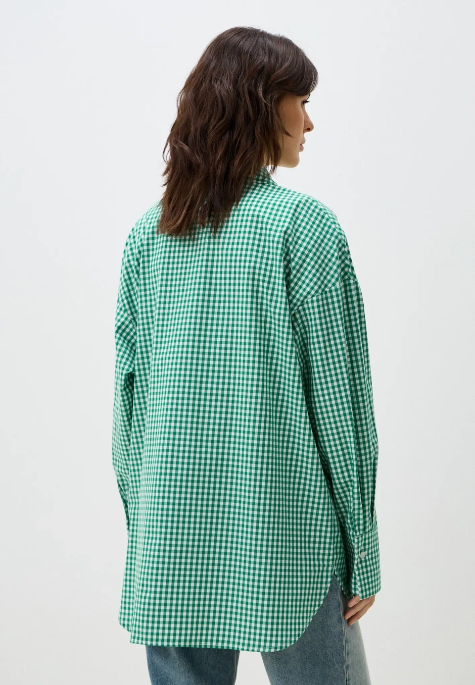 Рубашка в клетку виши