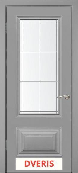 Межкомнатная дверь Симпл-2 ПО (Серая эмаль)
