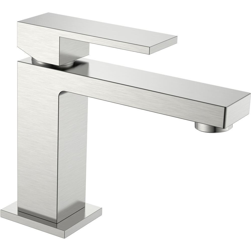 Смеситель для раковины Boheme Qubic 471-NB brushed nickel
