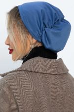 Чалма с резинкой (пепельно-синяя) ЧР3-23М LT Collection