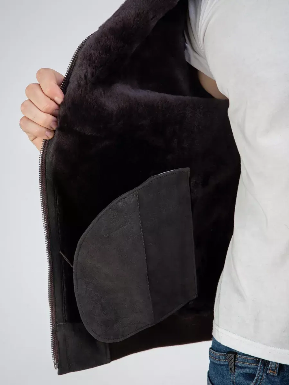 Дубленка натуральная зимняя