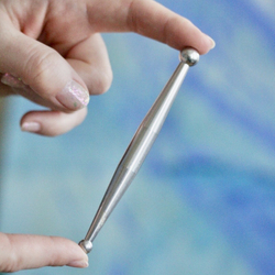 Джамбо алюминевый. Стек с шариками гантель