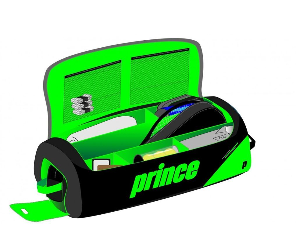 Сумка для Падел Prince Premium Tournament Bag L - black/green