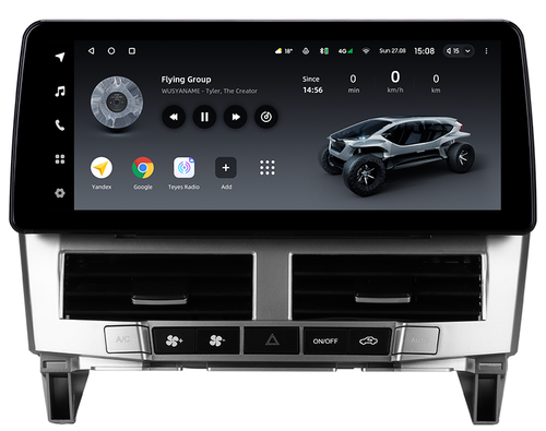 Магнитола для Lexus RX 2003-2009, Toyota Harrier 2 2003-2013 XU30 (монохром) - Teyes LUX ONE монитор 12.3" 2K QLED на Android 10, Быстрая, CarPlay, 4G SIM-слот