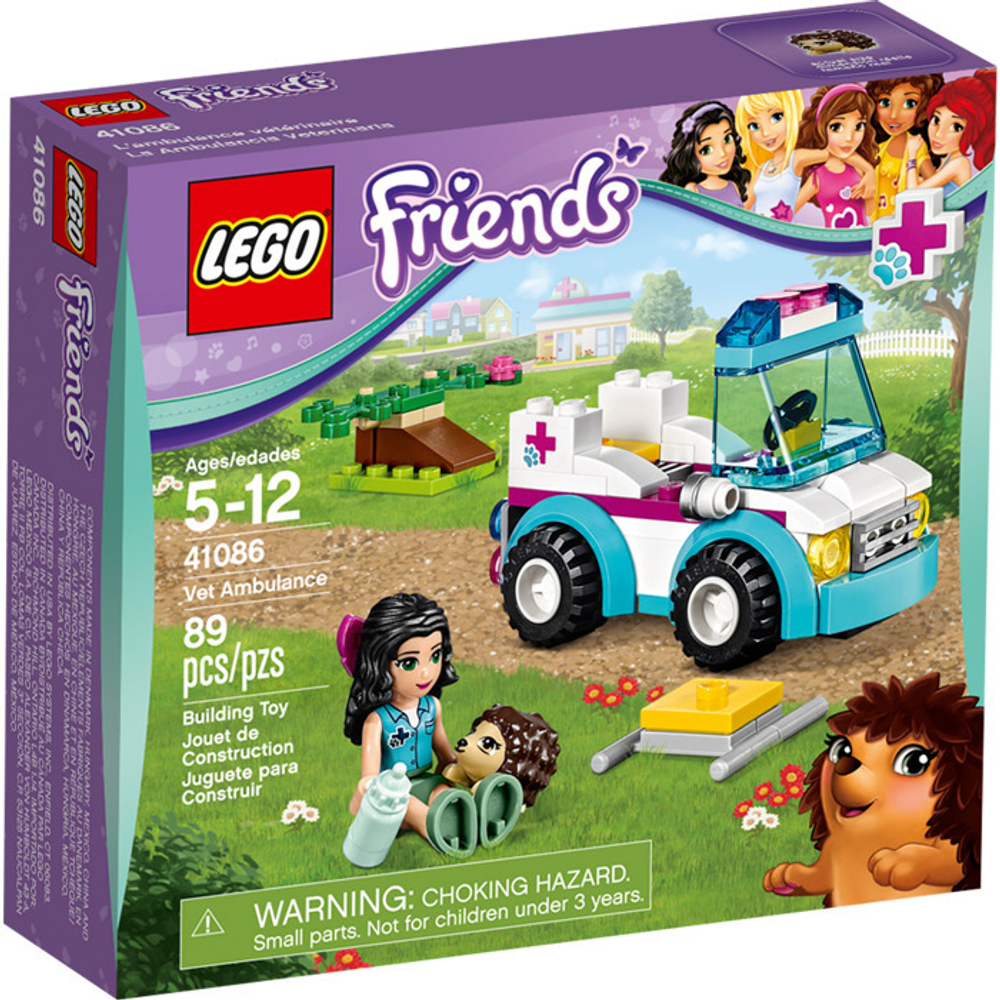 LEGO Friends: Ветеринарная скорая помощь 41086 — Vet Ambulance — Лего Френдз Друзья Подружки