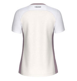 Женская теннисная футболка Head Play Tech - creamy