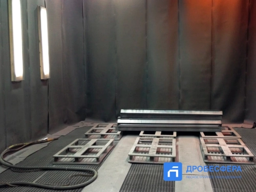 Обитаемая пескоструйная камера КДО СТ 4х3 проходная с оборудованием