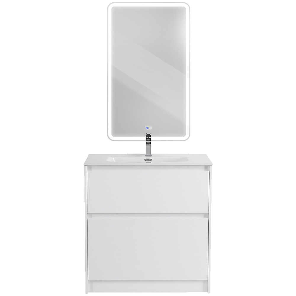 Тумба под раковину BelBagno Kraft 39 80 KRAFT39-800/390-2C-PIA-BO Bianco Opaco
