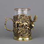 Коллекционный подстаканник «Охота на лося»