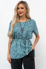 Блузка Элиза (полынь) Б11-253/7 Nikol
