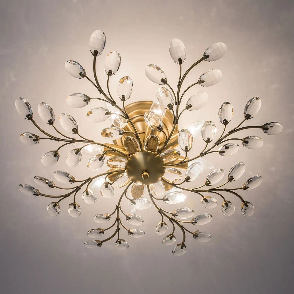 Citilux Серенада CL315183 Люстра хрустальная Бронза