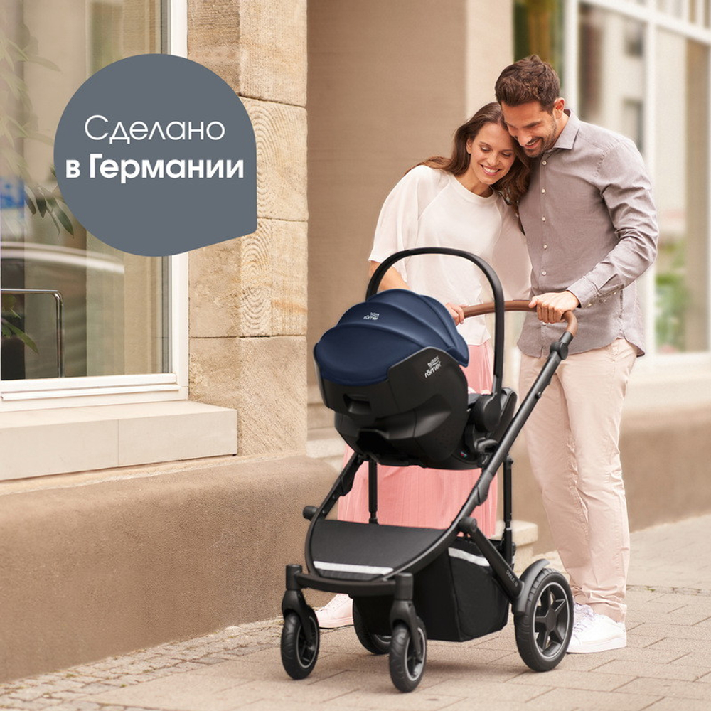 Коляска 3 в 1 Britax Roemer Smile 5Z Style и автокресло Baby-Safe PRO Style Night Blue Carbon Black