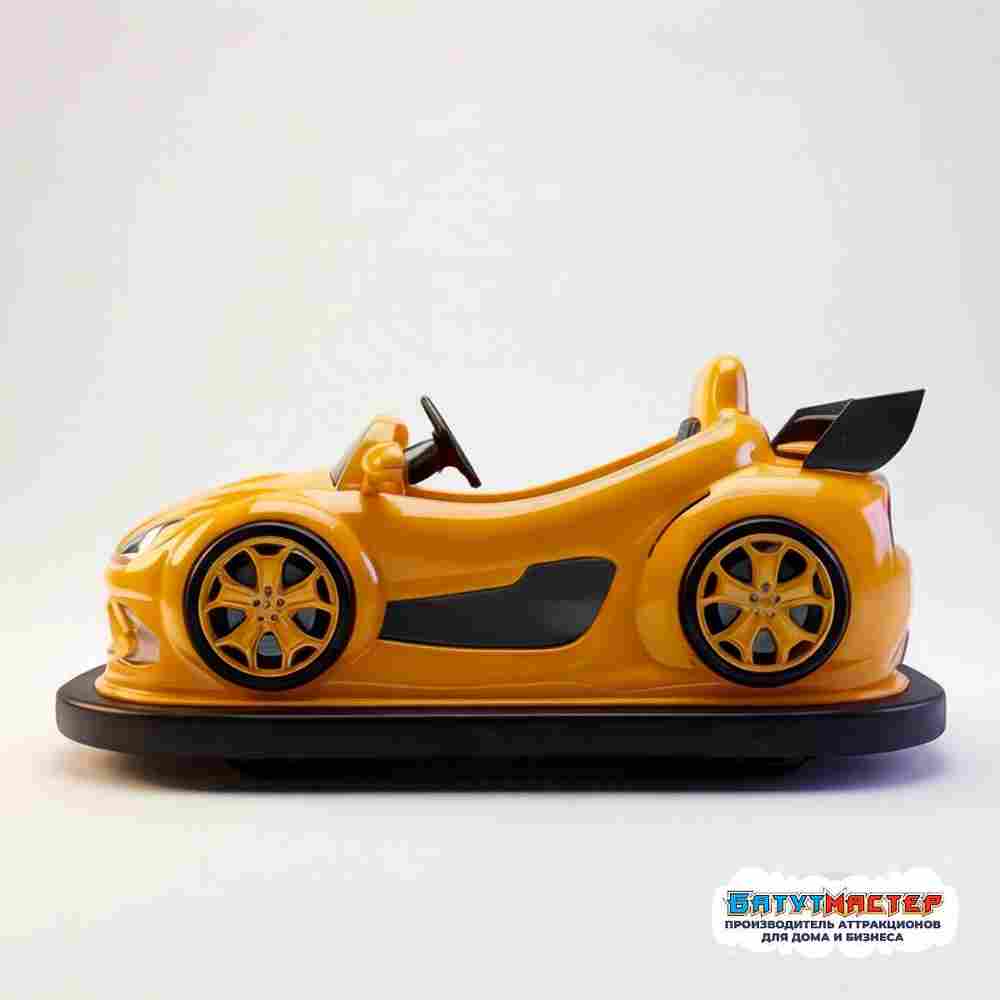 Бамперная электромашинка «Медовый Форсаж» для автодрома, современный корпус и подсветка