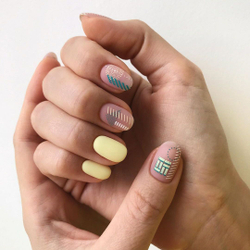 Swanky Stamping Пластина для стемпинга 055 абстракция