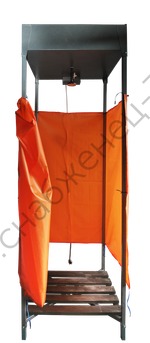 Душ дачный Д-135-П (135л) с подогревом Вихрь