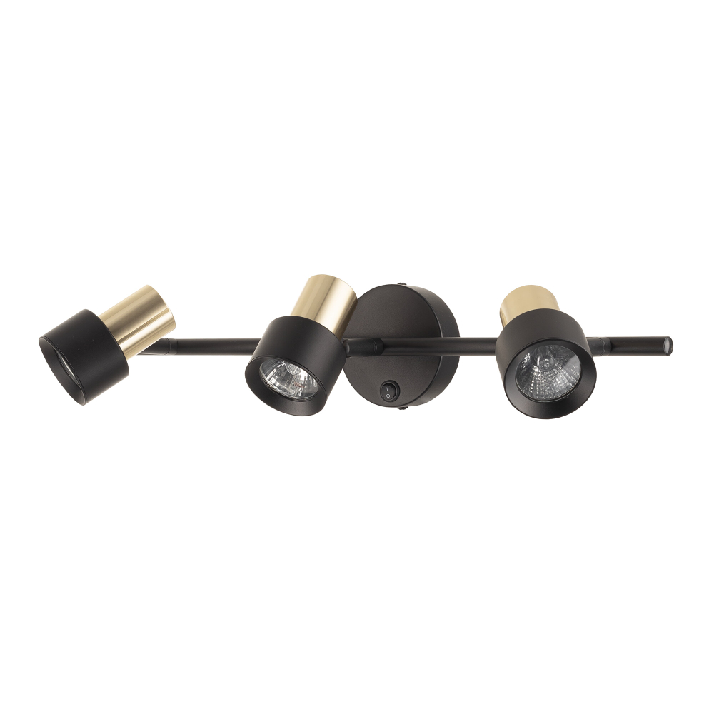 Citilux SAT CL505631 Спот поворотный с выключателем Чёрный+Золото