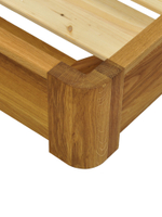 Парящая кровать Калантея 200х200 см из массива дикого дуба