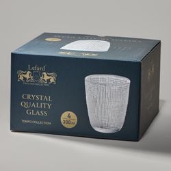 НАБОР СТАКАНОВ "TEMPO" 4 ШТ./300 МЛ