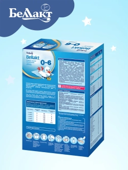 Смесь сухая Беллакт молочная 0-6 мес. 600 г