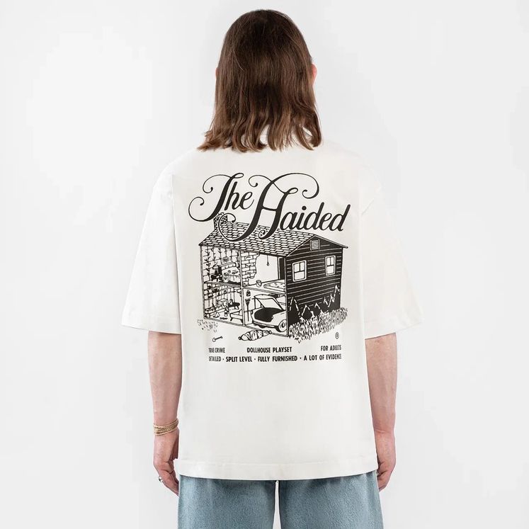 Футболка HAIDED TRUE CRIME HW, экрю