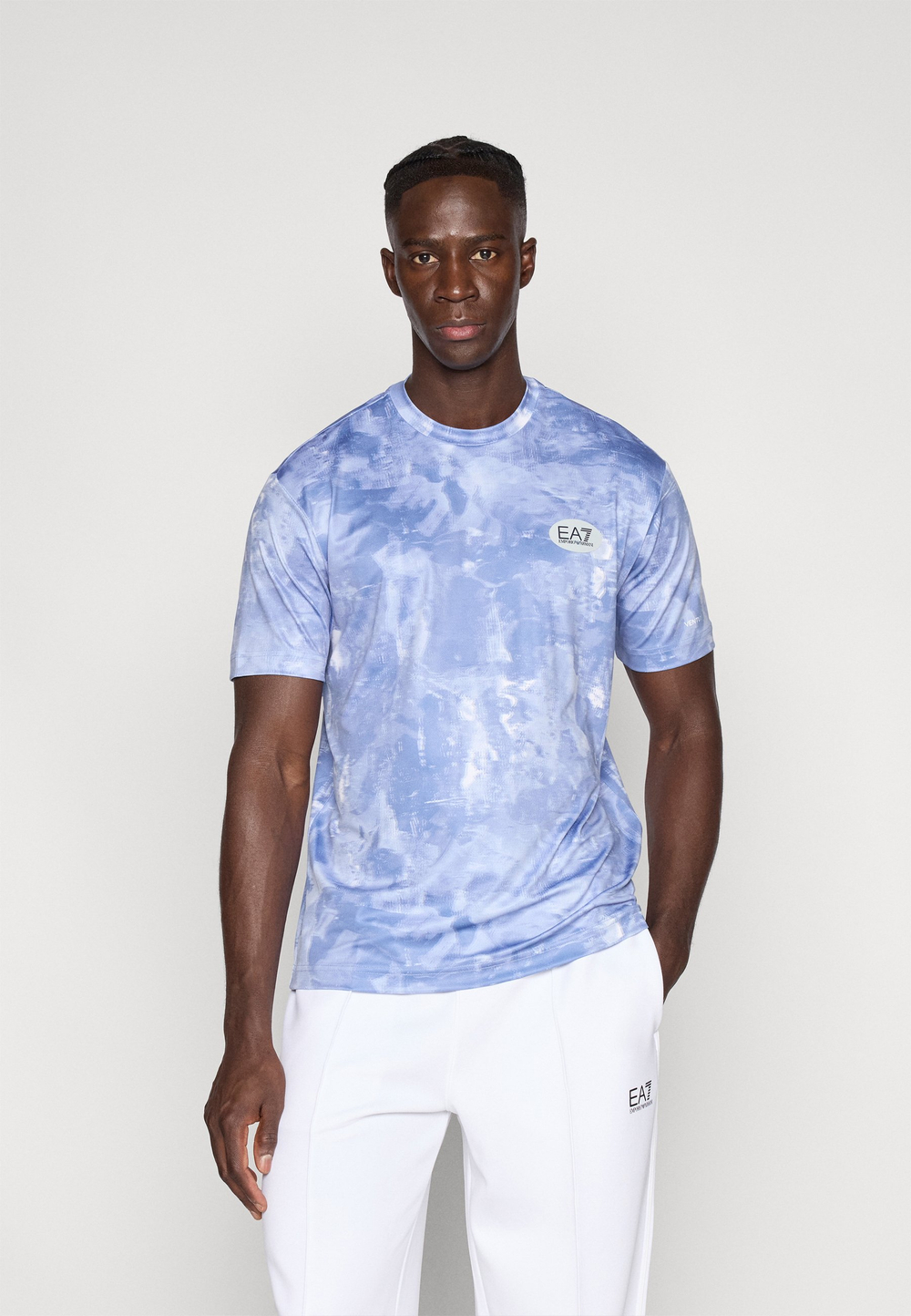 EA7 Emporio Armani TENNIS PRO - Спортивная футболка - Голубой