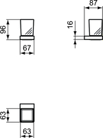 Стакан с держателем Ideal Standard CONCA T4504A5