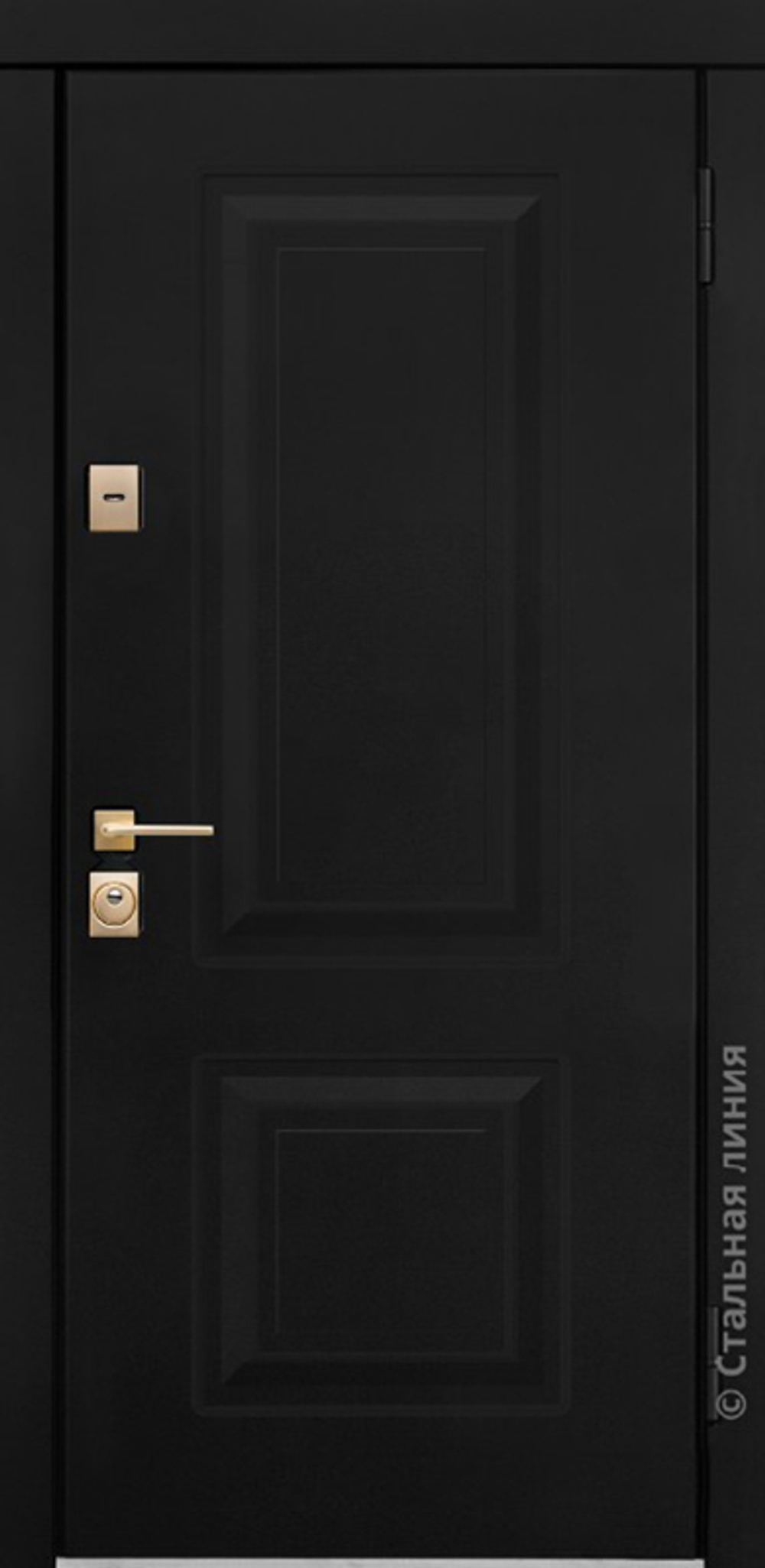 Эрида Терморазрыв (Черный RAL 9005/Белый) Erida