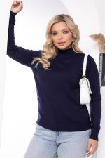 Водолазка Осенняя история (темно-синяя) Б14554-20М LT Collection